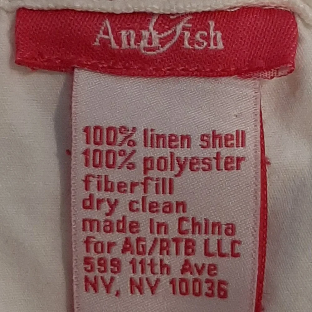 ANN GISH | Quilted Linen Pillow Sham